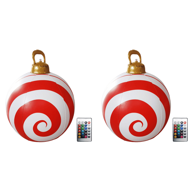 Navidad Inflable PVC Iluminada 24 Pulgadas Decorada Al Aire Libre (D)