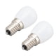 thumbnail image 3 of Bombilla LED de luz blanca K, 2 piezas, 2 W, base LED E12, minibombilla LED de repuesto para refrigerador, estética elegante, 3 of 12