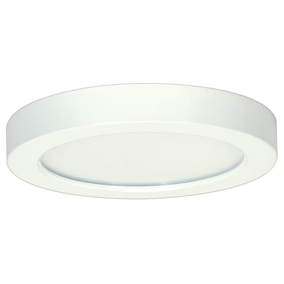 Nicor 5in 4000K Round Edge Lit Recessed LED Downlight