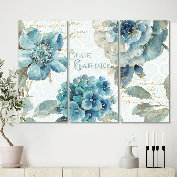 Designart - My Greenhouse Cottage Flowers I - Farmhouse Canvas Artwork