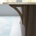 thumbnail image 5 of Ekena Millwork 1 3/4"W x 8 1/2"D x 12"H Large Thorton Wood Bracket, Walnut (4-Pack), 5 of 5