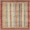 thumbnail image 1 of Ahgly Company Indoor Square Abstract Chestnut Red Abstract Area Rugs, 5' Square, 1 of 6