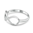 thumbnail image 2 of AeraVida Endless Love Infinity Symbol .925 Sterling Silver Ring - 6, 2 of 6