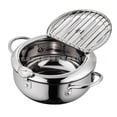 thumbnail image 3 of Durable 304 Stainless Steel Home Fryer with Adjustable Temperature Control, Energy-Efficient Design & Splatter-Proof Filter – Versatile for Tempura, Fried Chicken & Fritters, Ideal Gift Option (201#, 3 of 5