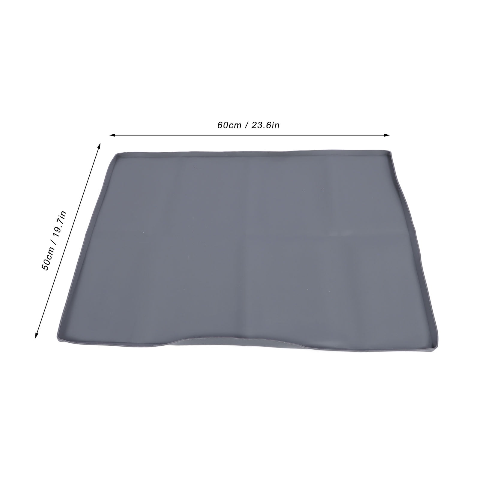 Washer Dryer Top Mat, 50x60cm Washer Dryer Top Protector Silicone Dishwasher Safe Non Slip  For Laundry Room