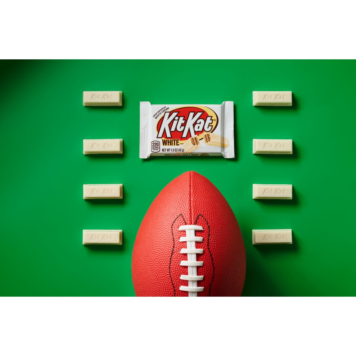 Kit Kat® White Creme Wafer Candy, Bars 1.5 oz, 24 Count