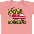 thumbnail image 4 of Inktastic My Daddy is a Firefighter with Fire Truck Boys or Girls Baby Bodysuit, 4 of 5