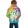 thumbnail image 2 of Game Bfdi Battle For Dream Island Kids Hoodie Novelty 3d Printed Pullover Hooded Long Sleeve Sweatshirt For Girls Boys, 2 of 7