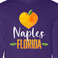 thumbnail image 4 of Inktastic Naples Florida Orange in Heart Long Sleeve T-Shirt, 4 of 5