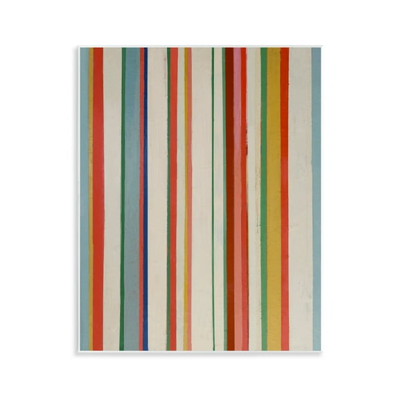 Stupell Industries Linear Rustic Stripes Abstract Painting Unframed Art Print Wall Art, 11 x 14