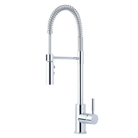 Commercial Kitchen Pre Rinse (Miseno MK6557 Professional Commercial Style Pre-Rinse Kitchen Faucet - Includes Lifetime Warranty and Decorative Deck)