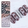 thumbnail image 3 of dianhelloya Nail Art Supplies Nail Art Stamping Plate Clear Engraved Leaf Flower Printing Stainless Steel DIY Manicure Template Nail Tool for Beauty, 3 of 8