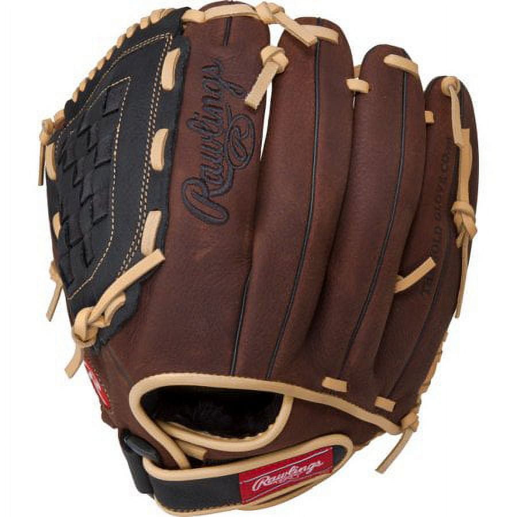 Rawlings 12.5" All-Leather Baseball Glove, Right Hand photo 3