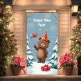 thumbnail image 5 of Decorative Design Merry Christmas Banner Snowflake Pattern Winter Holiday Event Decoration for Christmas Party Indoor Decoration, 5 of 9