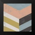 thumbnail image 2 of Zarris, Charliklia 12x12 Black Modern Framed Museum Art Print Titled - Stride I, 2 of 5