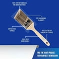 thumbnail image 3 of PrimeCook Shop Paint Brushes, 5-Piece, Paint Brush Set: Flat & Angle Brushes for Latex and Oil Paints, Stains, Interior & Exterior Home Improvement, 3 of 8