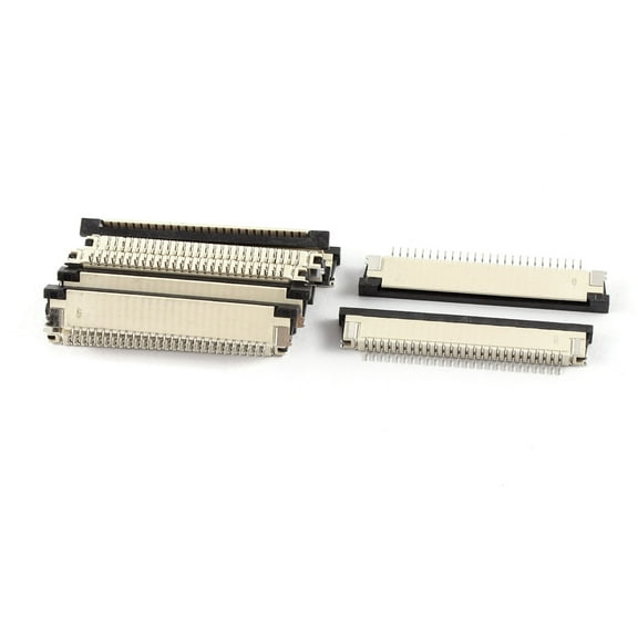 Unique Bargains 10Pcs Bottom Connect 26Pin 1.0mm Pitch FFC FPC Ribbon Sockets Connector