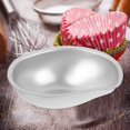 thumbnail image 6 of Mini Cake Making Mold Silver Aluminum Alloy for Baking 5pcs Practical Pudding Mold Lightweight, 6 of 6