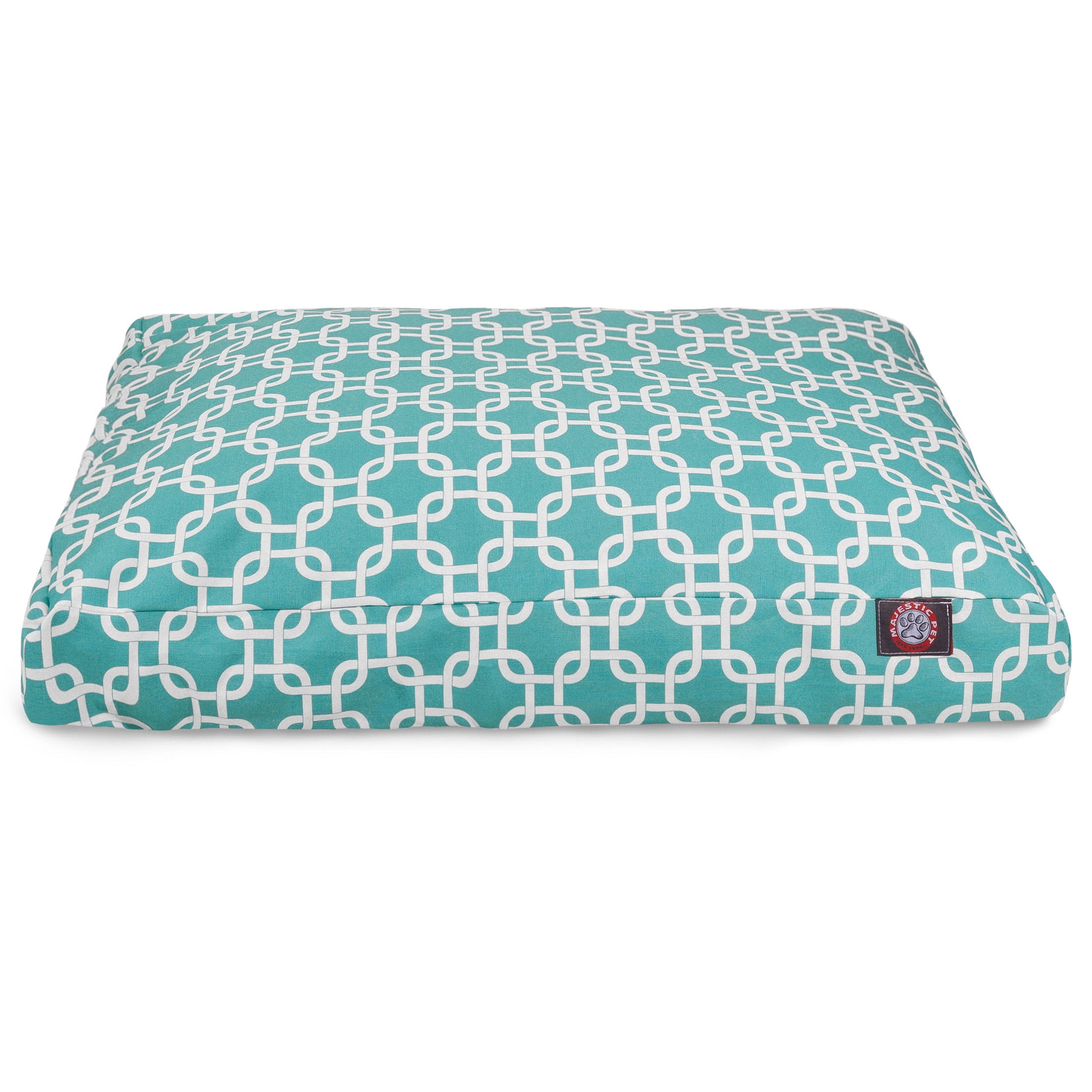 Majestic Pet | Links Rectangle Pet Bed For Dogs, Removable Cover, Teal, Extra Large
