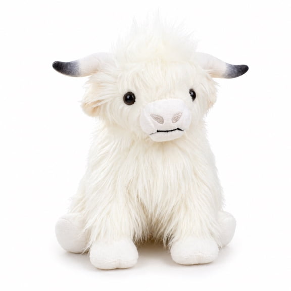 ReedCA Highland Cow Stuffed Animal Plush Toy for Kids, 10.5 Inch