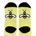 thumbnail image 3 of ThisWear Bumble Bee Present Queen Bee Socks Cute Bee Novelty Gifts Bumble Bee Gifts 1-Pair Novelty Crew Socks, 3 of 5