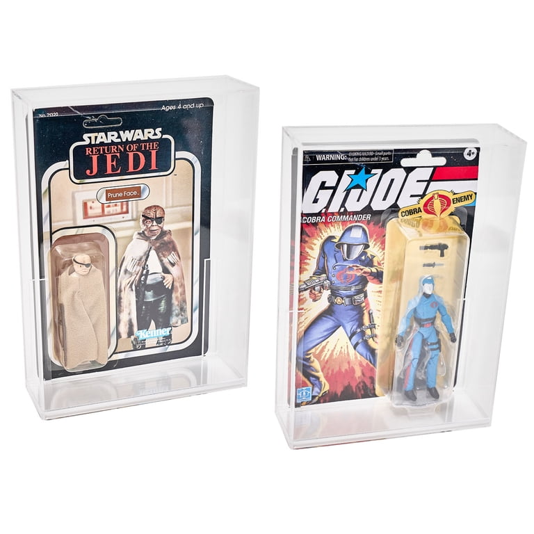 Acrylic Display Case for 3.75" Vintage & New Star Wars or GI Joe Carded  Figures - Walmart.com