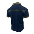 thumbnail image 5 of Golf Shirts for Men with Pocket and Button Short Sleeve T-Shirts Mens Casual Color Block Pullover Lapel Breathable Athletic Workout Tees Tops, 5 of 7