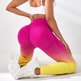 thumbnail image 3 of MKLEKYY Leggings deportivos ajustados de secado rápido para mujer, de cintura alta, sin costuras, para correr y fitness, para yoga, 3 of 4