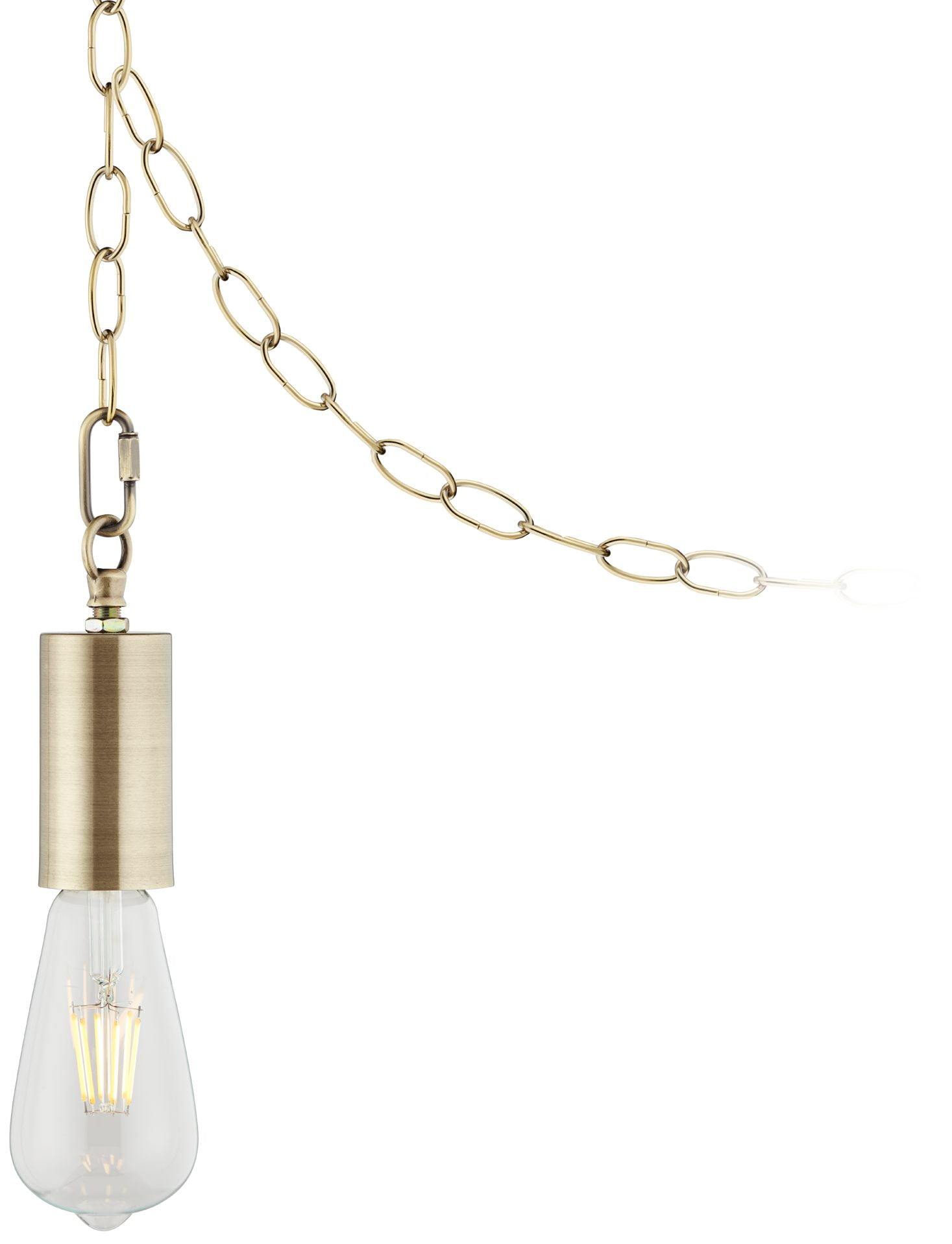 1 SWAG plugin Vintage Aqua Blue glass Brass tole hanging lamp Brass chandelier 