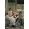 thumbnail image 2 of James Tissot 17x24 Black Ornate Framed Double Matted Museum Art Print Titled: Portrait of Mrs Catherine Smith Gill and Two of Her Children, 2 of 5