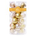 thumbnail image 1 of Juego de adornos navideños con bolas decorativas y delicadas decoraciones rellenas, 1 of 5