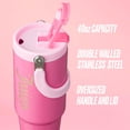 thumbnail image 2 of Vaso térmico Juicy Couture Flip Fusion de 1,2 L de acero inoxidable rosa, 2 of 8