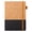 Black, variant on VKLU 2 Pcs Cork and Leather Patchwork Journals, 8.5" x 5.7" Hardcover Notebook Set, for Coffee Shop Coffee Shop, Black and Beige