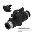 thumbnail image 2 of "1/2" Manual Control Push-Lock Air Quick Connector - Durable Plastic & Copper Construction with Self-Locking Mechanism for Secure 1/2in Pipe Connections", 2 of 7