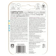 Philips LED 20-Watt T4 Bi-Pin Landscape & Accent Light Bulb, Non-Dimmable, G8 Bi Pin Base (2-Pack)
