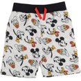 thumbnail image 2 of Disney Mickey Mouse Goofy Donald Duck Little Boys Fleece 2 Pack Shorts Toddler to Little Kid, 2 of 5