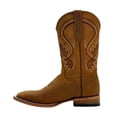 thumbnail image 3 of Calzado del Bajío Bota Vaquera Piel Hombre Grabado Python Artesanal cafe, 3 of 5