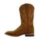 thumbnail image 3 of Calzado del Bajío Bota Vaquera Piel Hombre Grabado Python Artesanal cafe, 3 of 5
