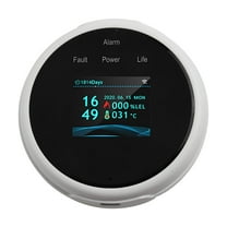 GJX Smart Natural Gas Detector Wifi LCD Display Leak Alarm Sensor For Home Safety