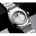thumbnail image 5 of GUANQIN Women Men Couple Calendar Rhinestone Vintage Analog Automatic Self-Winding Mechanical Wrist Watch Stainless Steel Sapphire Crystal Waterproof Luminous Business Clock, 5 of 6