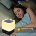 thumbnail image 4 of Bedside Lamp With Bluetooth Speaker, Colour Changing Touch Lamp, Rgb Dimmable Bedside Night Light, Digital Alarm Clock, 4 of 5