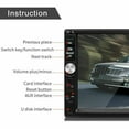 thumbnail image 3 of 7.0" Double 2Din Touch Screen Car Stereo MP5 Player Bluetooth FM Radio Camera US, 3 of 7