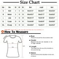 thumbnail image 4 of Patlollav Womens Plus Size Women Summer Print Short Sleeve Strappy Cold Shoulder T-Shirt Tops, 4 of 6