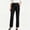 Black womens pants 05, variant on MMJ Dress Pants for Women, High Waisted Solid Color Trousers with Pockets, Soft Stretch Fabric, Full Length Straight Leg Casual Office Pants