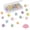 Pearlescent sparkle, variant on Thumb Tacks Cork Board Bulletin Board Push Pins 0.8x0.6In 25pcs Reusable Displays Photos Thumbtacks for Feature Wall,Map(Water Ripple Star)