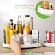 thumbnail image 4 of Organizador giratorio de 10.0 in + 12.0 in, 2 unidades, estante giratorio antideslizante para gabinete, cocina, nevera, baño, tocador de maquillaje, 4 of 5