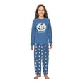 thumbnail image 4 of Blue Penguin Matching Dog And Owner Pajamas Christmas, Long Sleeve Pajamas With Pockets, 4 of 7
