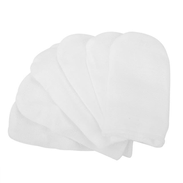 Dedal dedal elástico dedal de gasa dedal de algodón dedal de cavidad ovalada 6pcs Set Algodón Gasa Elástico Dedo cuna para niño Bebé Oval Cavidad Herramienta de limpieza Higoodz Otros