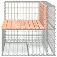 thumbnail image 2 of vidaXL Garden Bench Gabion Design 92x71x65.5 cm Solid Wood Douglas, 2 of 5