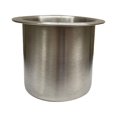 thumbnail image 2 of tredstone Recessed Mug Drink Holder Premium Stainless Steel With Easy Cleaning Feature For Theater Boat Truck RV Round Durable Style A, 2 of 6